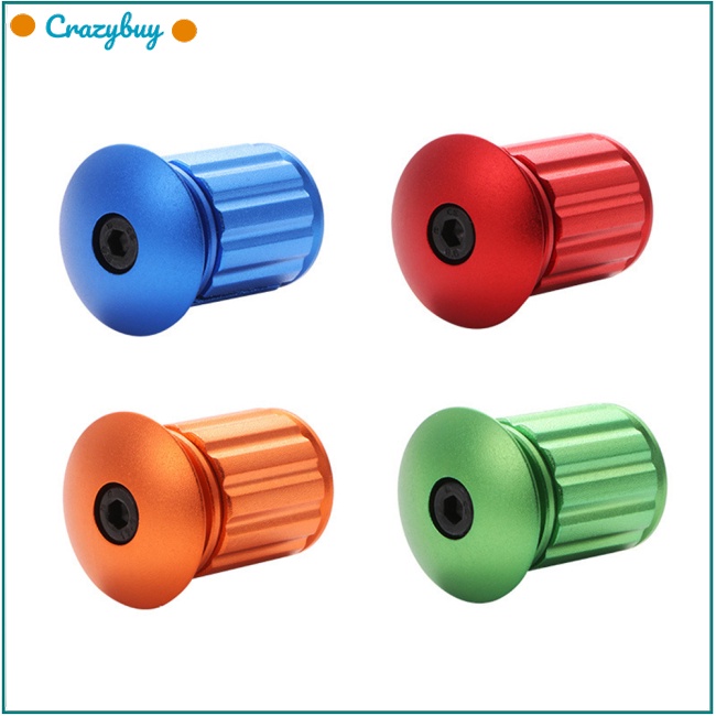 Cr 1 Cặp Nút Gắn Tay Lái Xe Đạp Leo Núi Bằng Hợp Kim Nhôm Có Thể Gấp Gọn