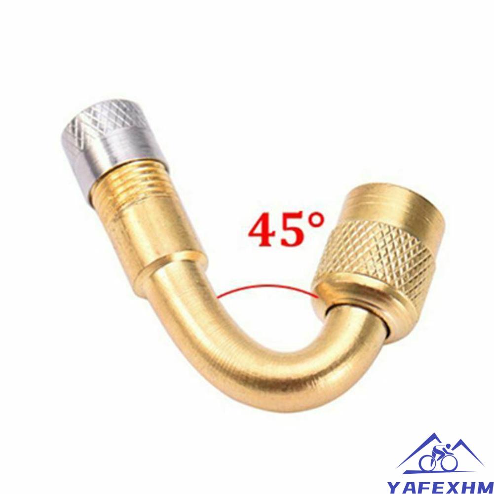 Ống Nối Dài Van Xe Đạp / Xe Máy / Xe Hơi 20g 45°\\90°\\135° Đầu Nối Dài Vòi Nước Bằng Kim Loại Tiện Dụng