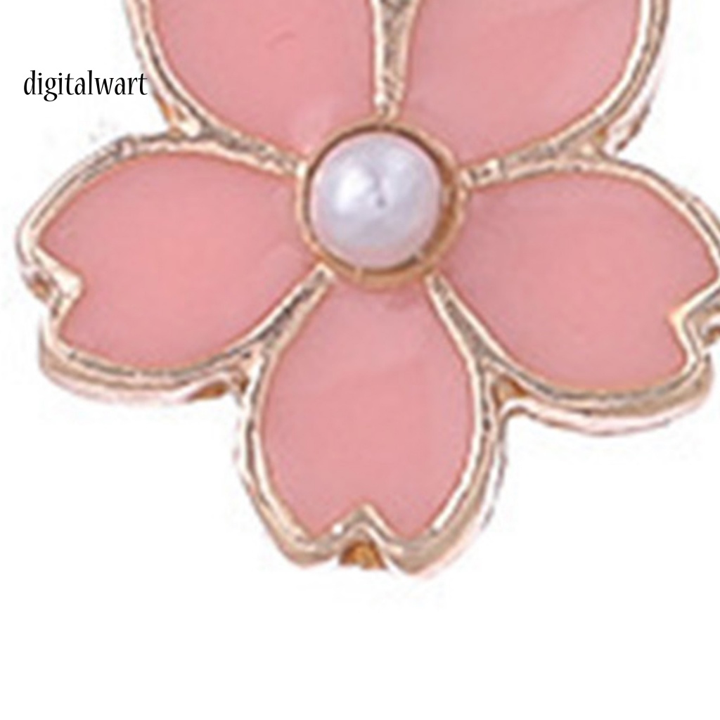 Kỹ Thuật Số| 1 Đôi Bông Tai Hình Hoa Hồng / Mèo Bằng Hợp Kim Đính Ngọc Trai Nhân Tạo Thời Trang