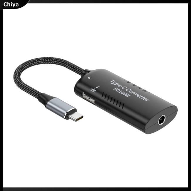 Đầu Chuyển Đổi Nguồn Điện Dc Female Sang Type-c Male Đa Năng 100w