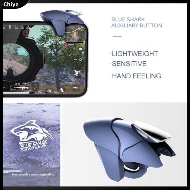 Set 2 Nút Bấm Chơi Game L1 R1 Bằng Kim Loại Dành Cho Điện Thoại Di Động