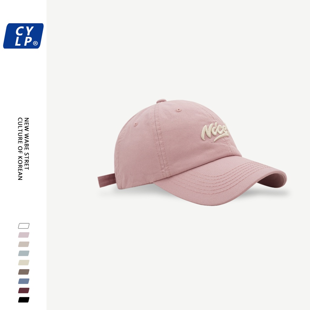 Mũ Lưỡi Trai Thêu Chữ Phong Cách Hàn Quốc Cá Tính Cho Nữ