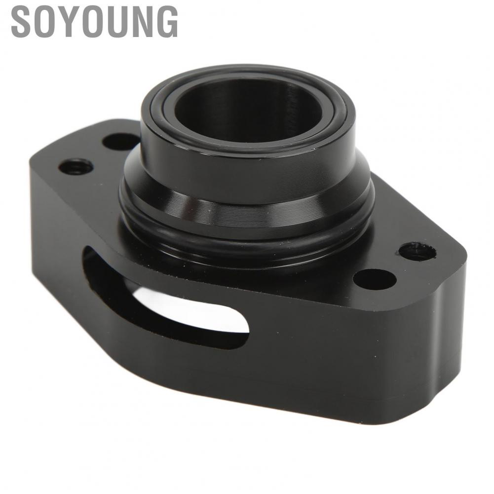 Soyoung BOV Adapter  Professional Turbo Blow Off Valve CNC Aluminum Perfect Sealing Rustproof Long Lasting Rugged Structure for EcoBoost Models