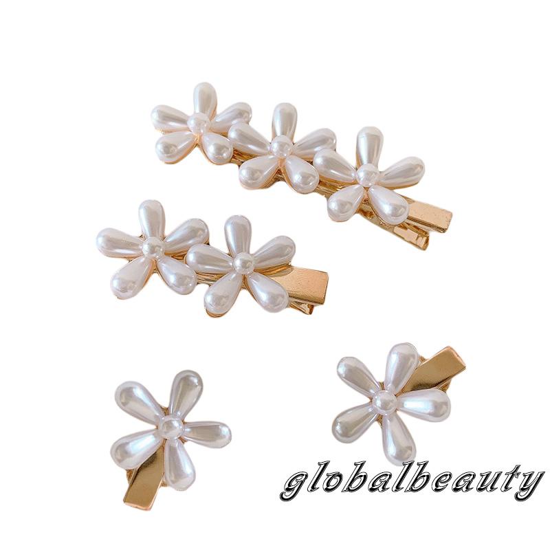 Kẹp Tóc Đính Ngọc Trai Giả Hình Bông Hoa Xinh Xắn Cho Nữ