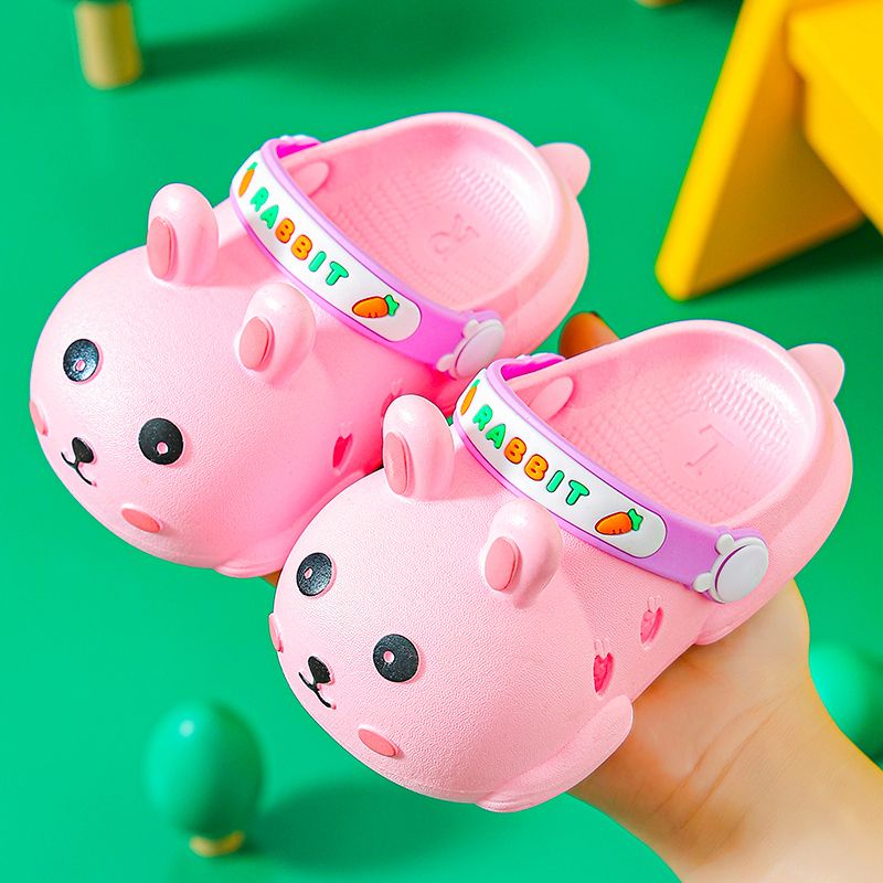 Dép Đi Trong Nhà Đế Mềm Chống Trượt Họa Tiết Hoạt Hình Thời Trang Mùa Hè Cho Bé