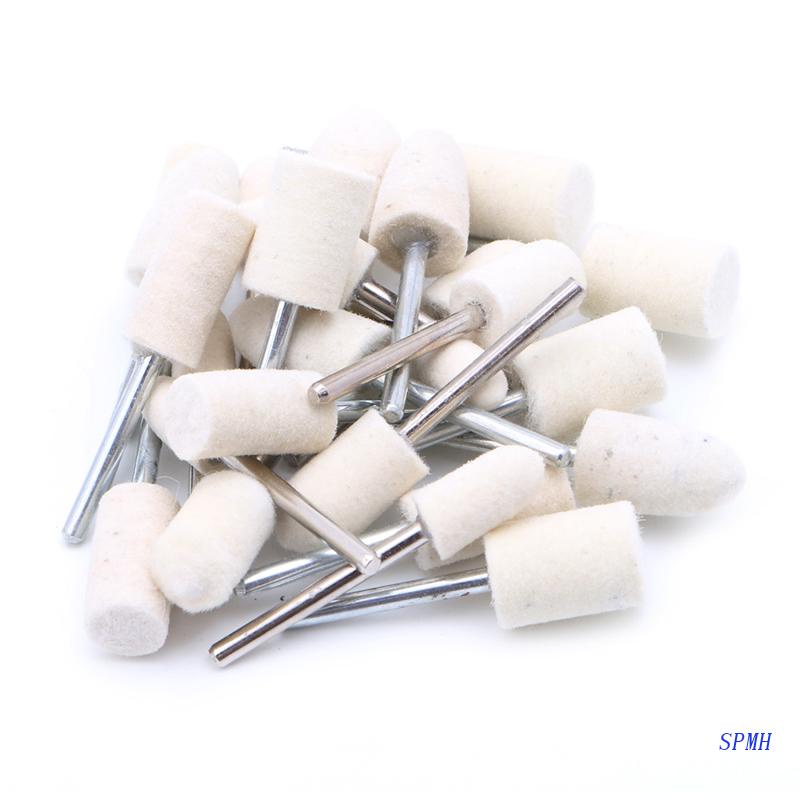 Bộ 25 Bông Đánh Bóng Xe Hơi 1 / 8 '' 3mm Mới