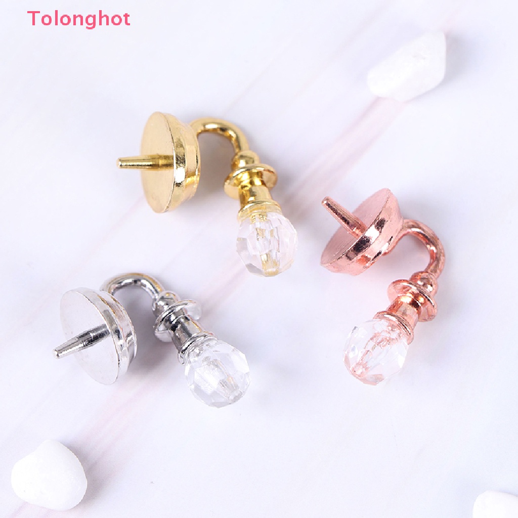 1 Cặp Đèn Gắn Tường Trang Trí Nhà Búp Bê Tỉ Lệ 1: 12