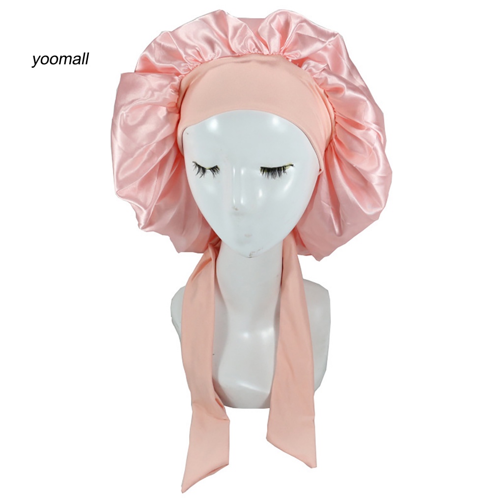 Mũ Trùm Tóc YO / YO / Bằng Lụa Satin Độ Co Giãn Cao Màu Trơn Dành Cho Salon Tóc