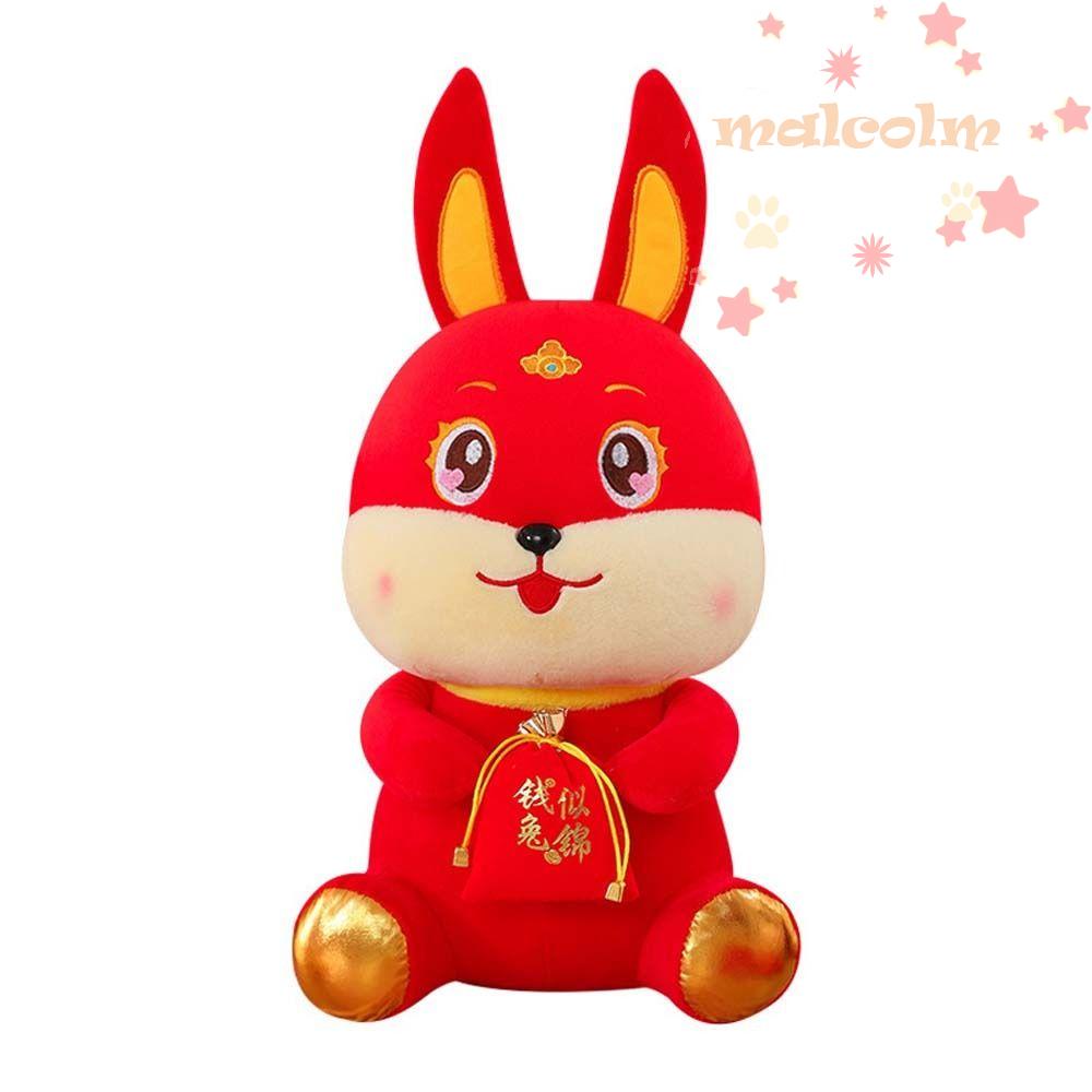 Thỏ Nhồi Bông Cotton Phong Cách Trung Hoa Mừng Năm Mới