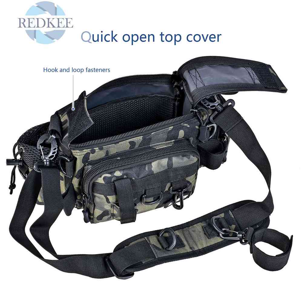 Túi Đeo Hông Đựng Dụng Cụ Câu Cá Họa Tiết Rằn Ri