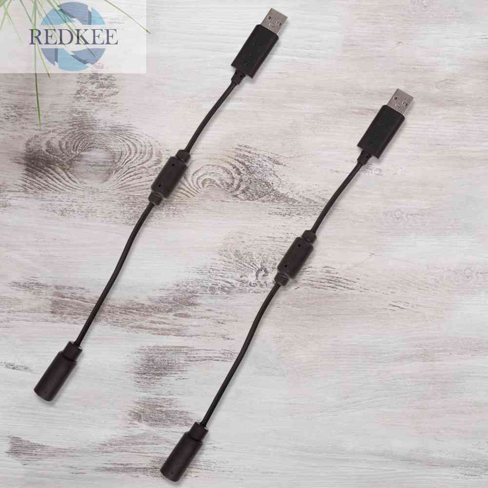 Set 2 Cáp Nối USB Cho Tay Cầm Chơi Game Xbox 360