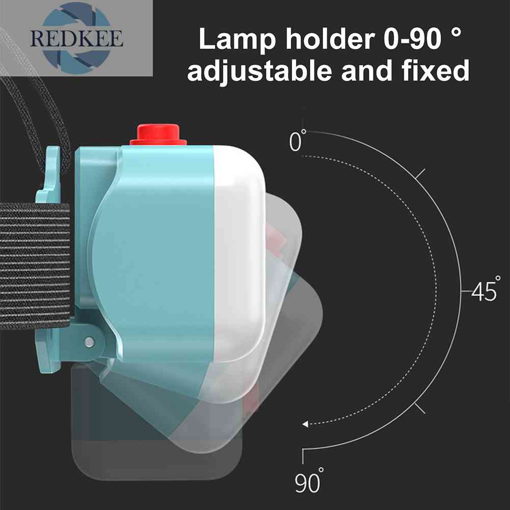 Đèn Đeo Trán Sạc Cổng USB Dùng Khi Đi Cắm Trại Leo Núi