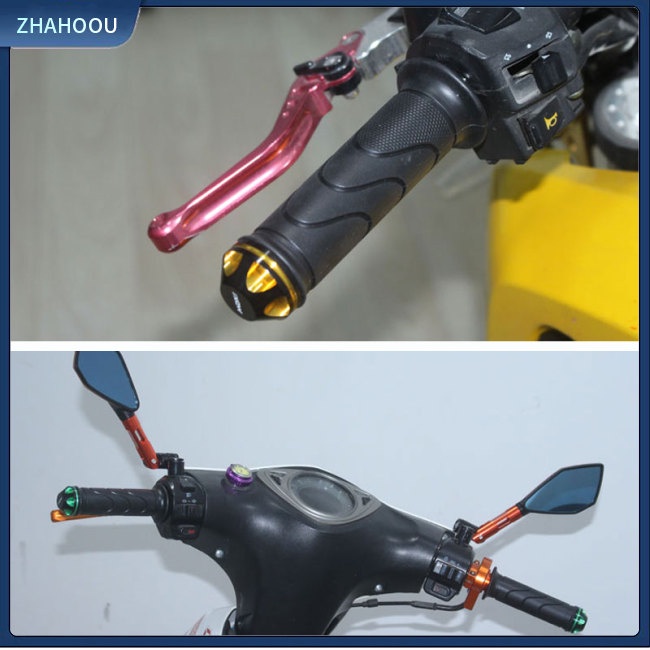 ☃Phụ Kiện Trang Trí Nhà Cửa Độc Đáo Sáng Tạo☃ 1 Cặp Bọc Tay Lái Xe Máy Chống Trượt Trang Trí