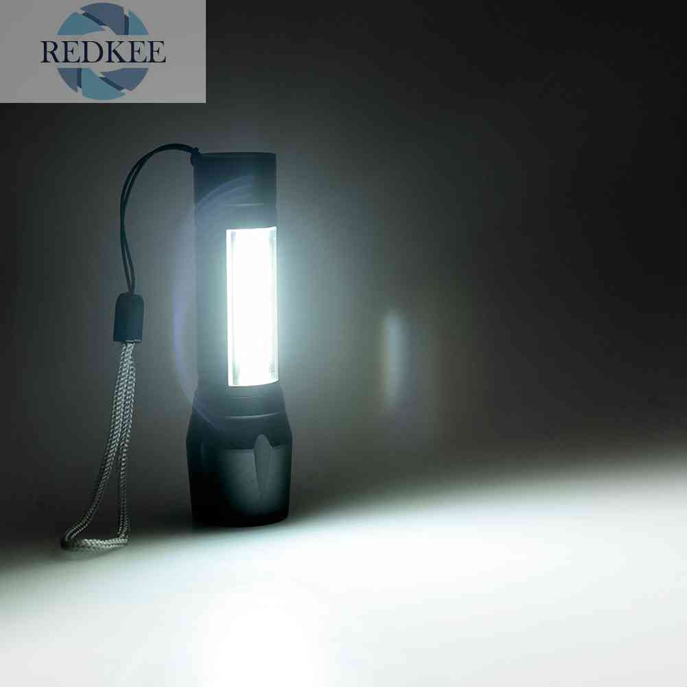 Đèn Pin 4 Bóng LED COB 2021 Thiết Kế Nhỏ Gọn Đa Năng Tiện Dụng