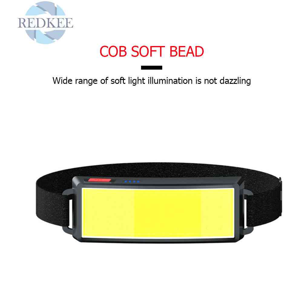 Đèn Pin Đeo Trán 3 Chế Độ Kèm Sạc USB Tiện Dụng