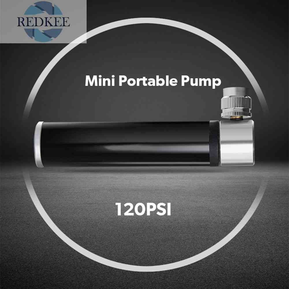 Ống Bơm Xe Đạp Mini Cầm Tay Bằng Hợp Kim Nhôm