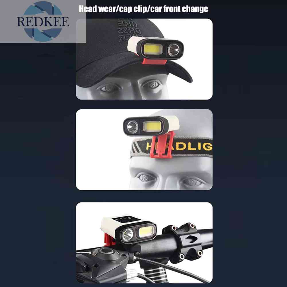 Đèn LED COB Mini Gắn Mũ Lưỡi Trai Cho Hoạt Động Ban Đêm