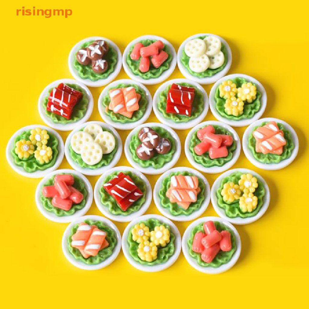 Set 5 Đĩa Nấu Ăn Mini Đồ Chơi Cho Nhà Búp Bê