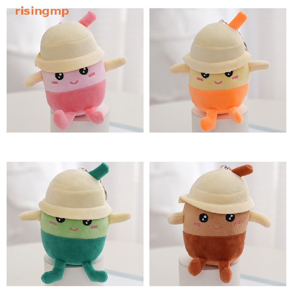 1 Mặt Dây Chuyền Hình Quả Bóng Đá / Bóng Rổ / Trà Sữa Bằng Lông Nhung Dễ Thương Xinh Xắn