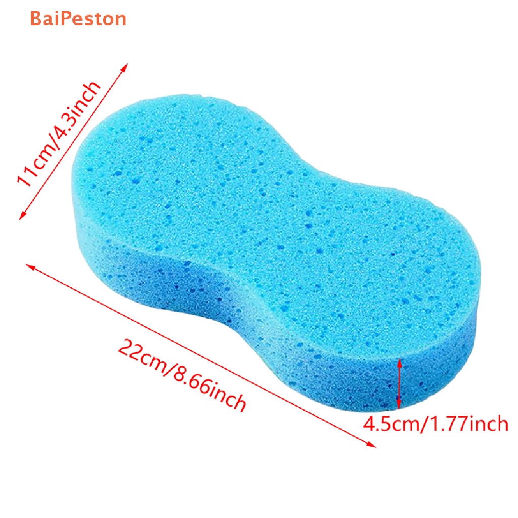 Set 3 Mút Rửa Xe Hơi Hình Tổ Ong 8 Kiểu Mật Độ Cao