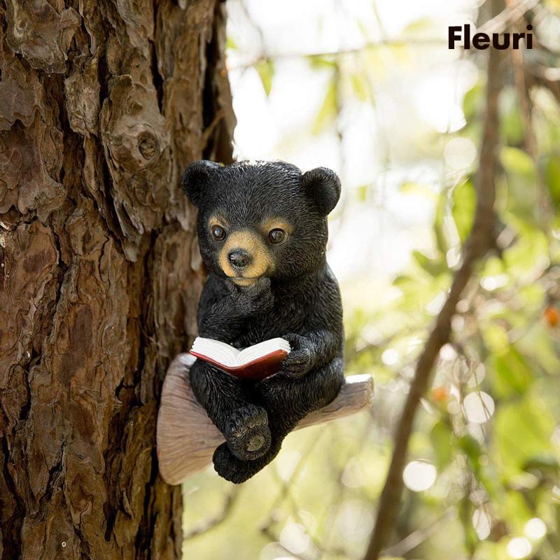 Mô Hình Gấu Đen Siêu Bền Trang Trí Sân Vườn / Ban Công / Sân Vườn