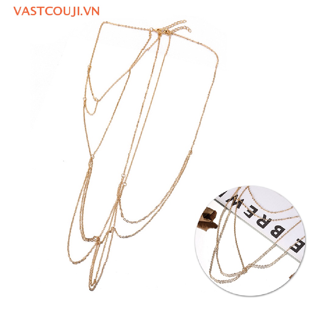 Dây Mắt Xích Đeo Hông Và Ngực Trang Sức Đi Biển Mùa Hè Quyến Rũ Cho Nữ VN