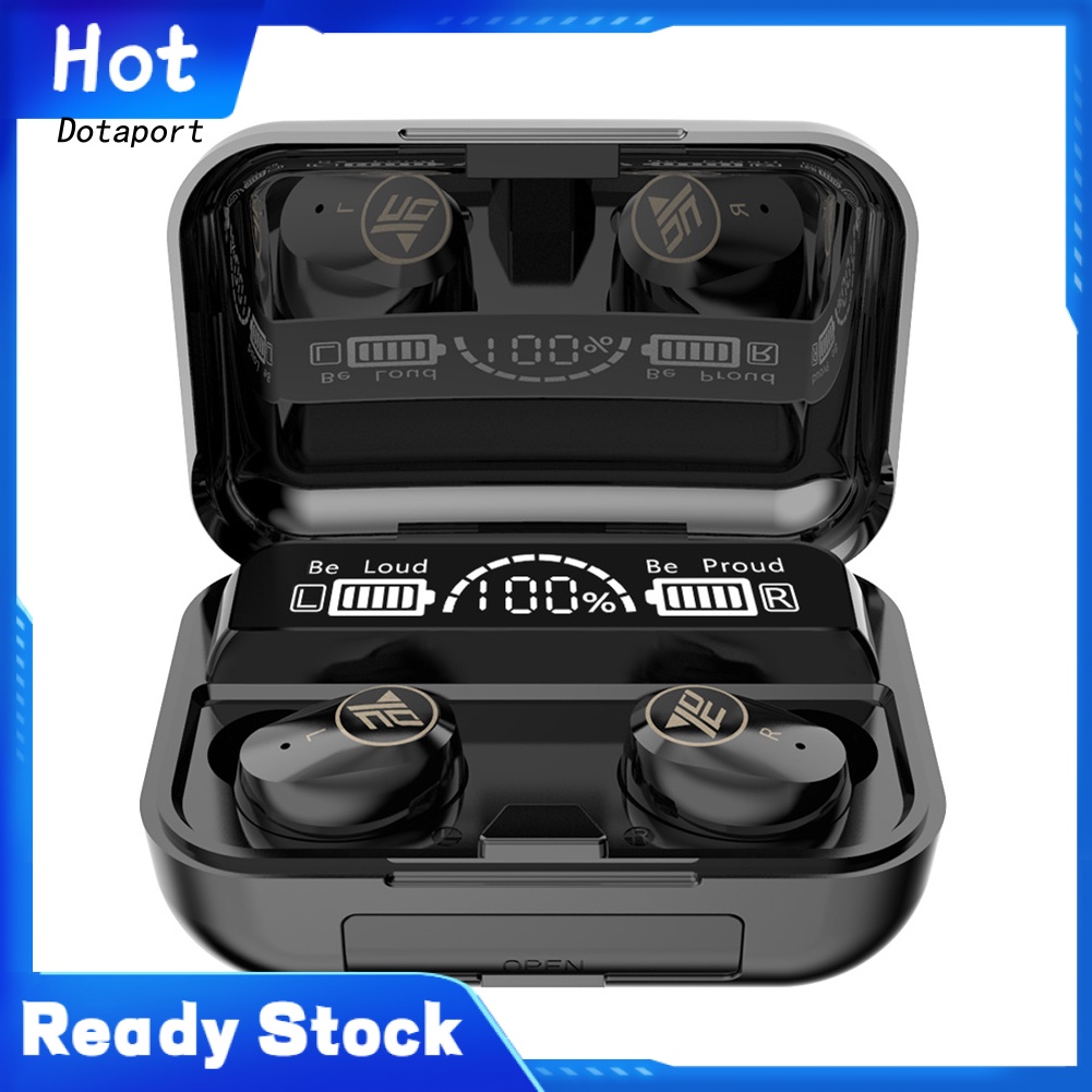 Tai Nghe Bluetooth 5.1 TWS M16 Màn Hình LED Kèm Hộp Sạc
