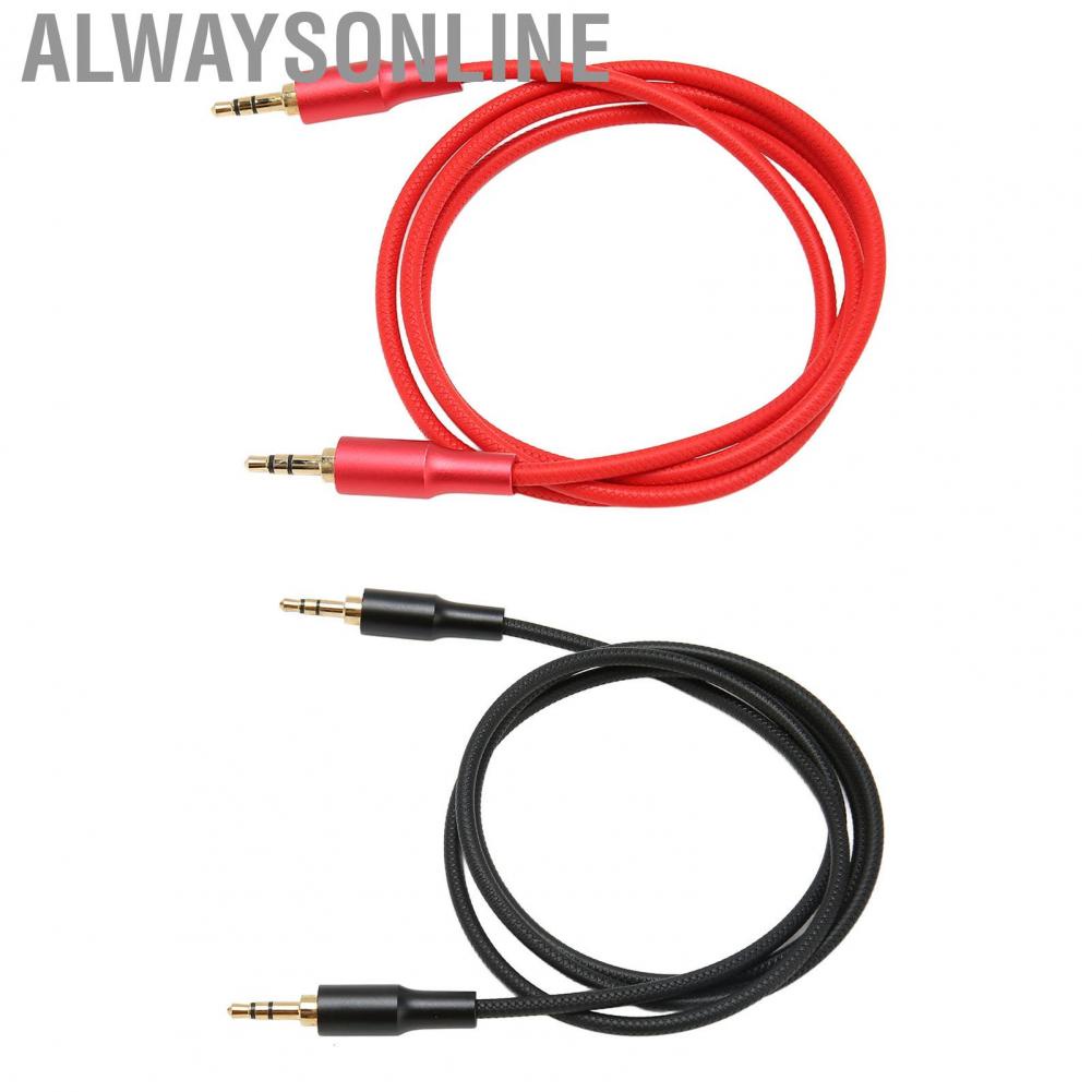 Alwaysonline 3.5mm Male to Sound Aux Cable Stereo Cord for Earphones Car  A