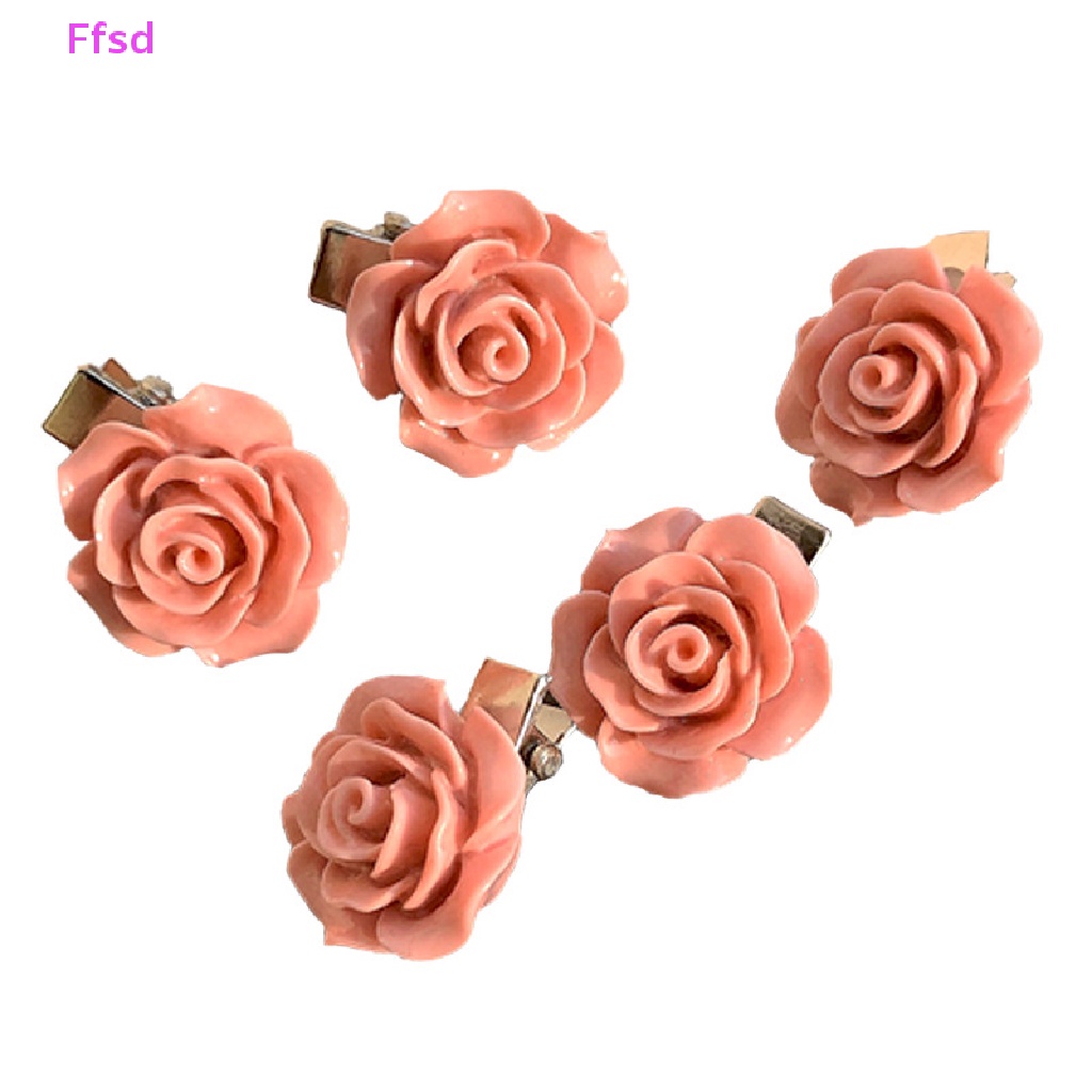 {Ffsd} Set 5 Kẹp Tóc Nơ Nhỏ Xinh Xắn Mới Cho Bé Gái * Bán Chạy