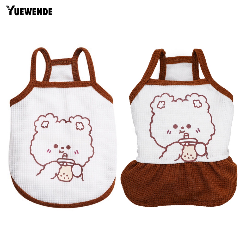 Đầm Không Tay Mềm Mại Thời Trang Mùa Hè Cho Thú Cưng