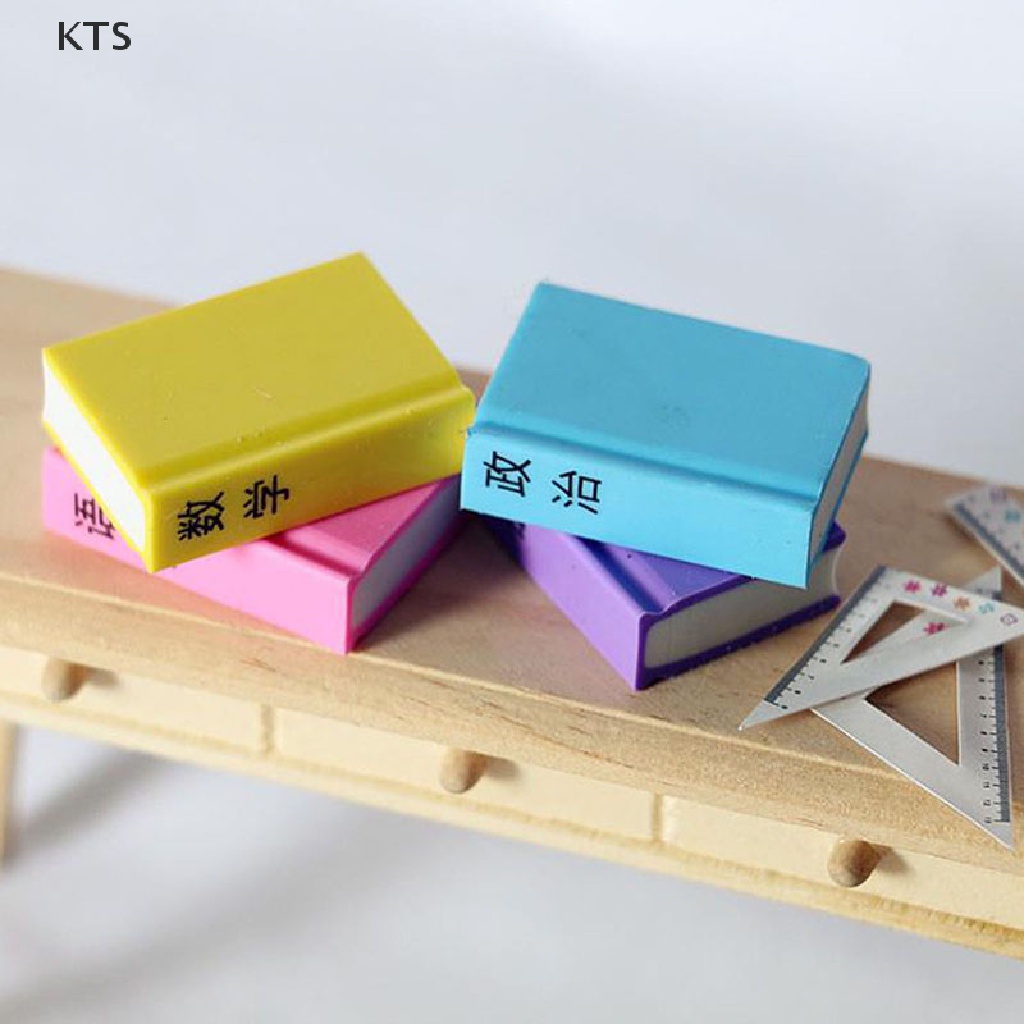 Set 4 Mô Hình Cuốn Sách 1 / 12 Thời Trang Cho Nhà Búp Bê