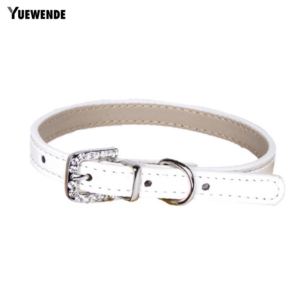 Vòng Cổ Giả Da Màu Trơn Dắt Thú Cưng Đi Dạo Màu Sắc