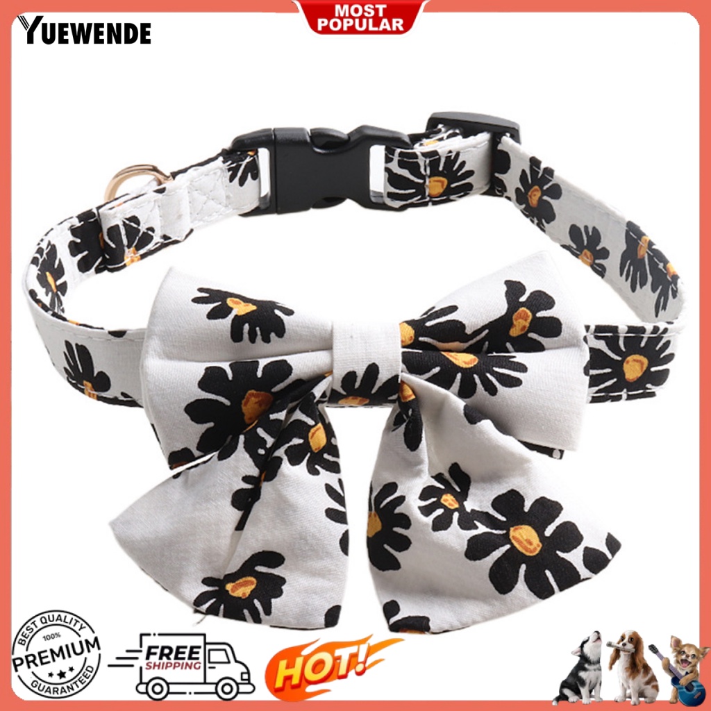 Vòng Cổ Thú Cưng Họa Tiết Hoa Dễ Thương