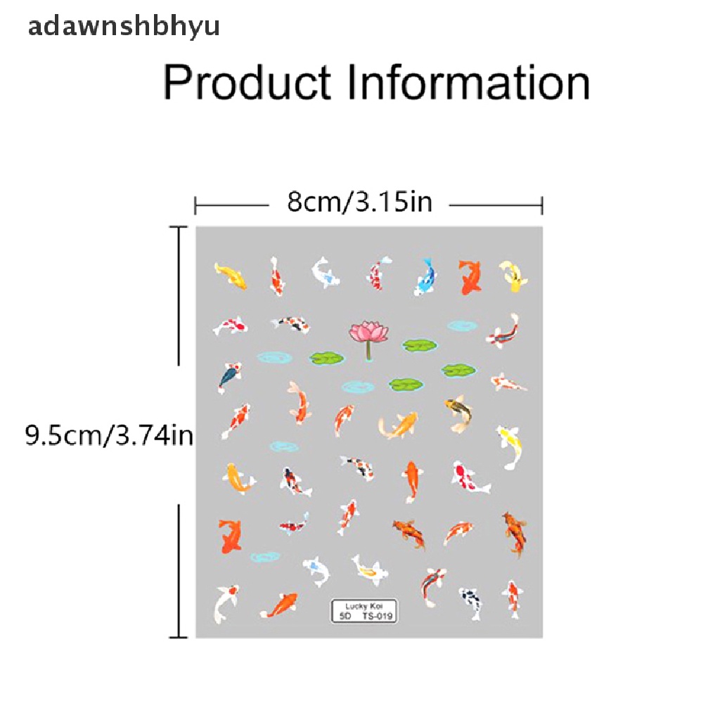 1 Tờ Miếng Dán Trang Trí Móng Tay Họa Tiết Hoa Phong Cách Bohemia