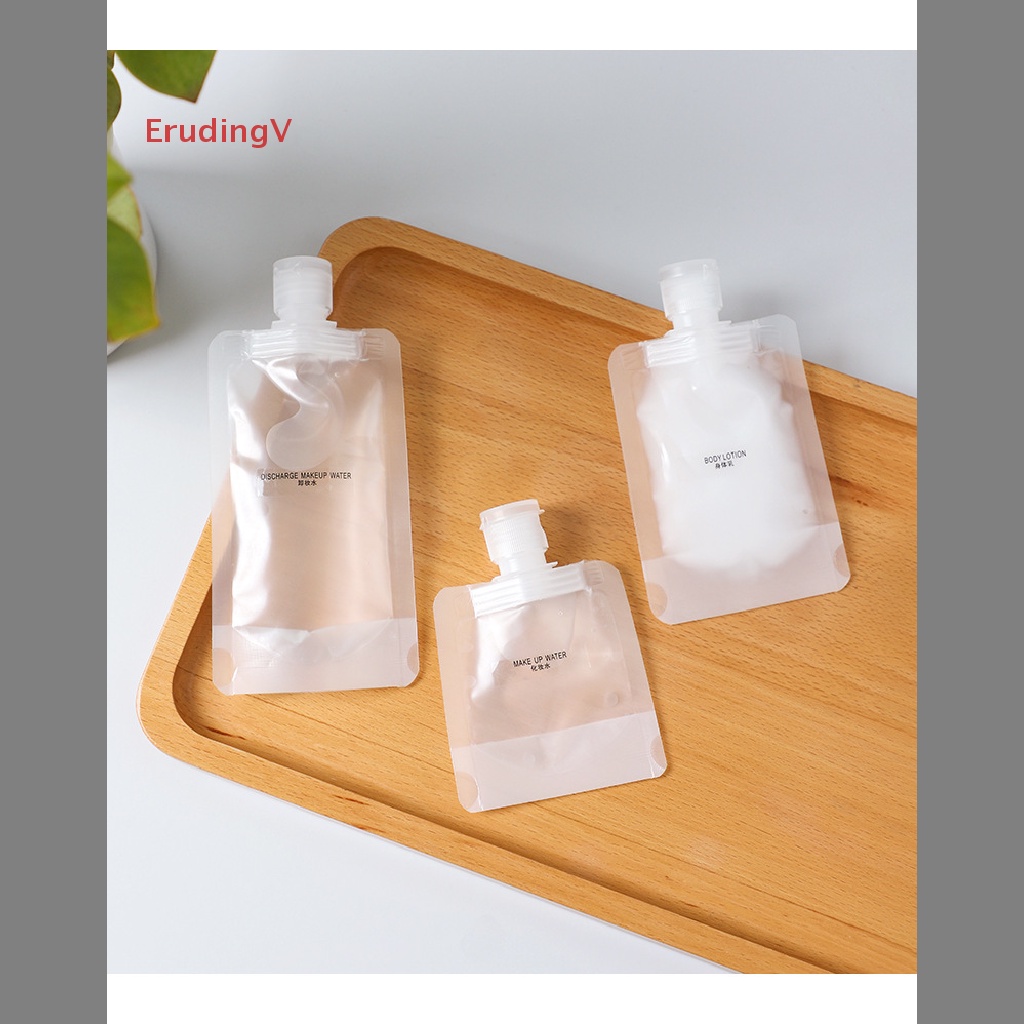 Set 5 Túi Đựng Mỹ Phẩm Dạng Lỏng Trong Suốt Nhỏ Gọn Tiện Lợi Dành Cho Đi Du Lịch