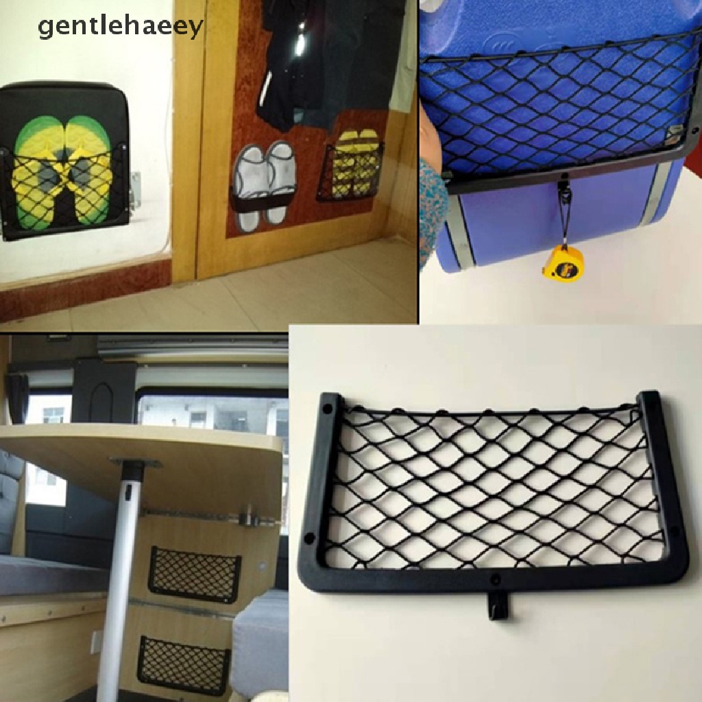 1 Túi Lưới Co Giãn Gắn Lưng Ghế Ngồi Xe Hơi / Cắm Trại Tiện Dụng