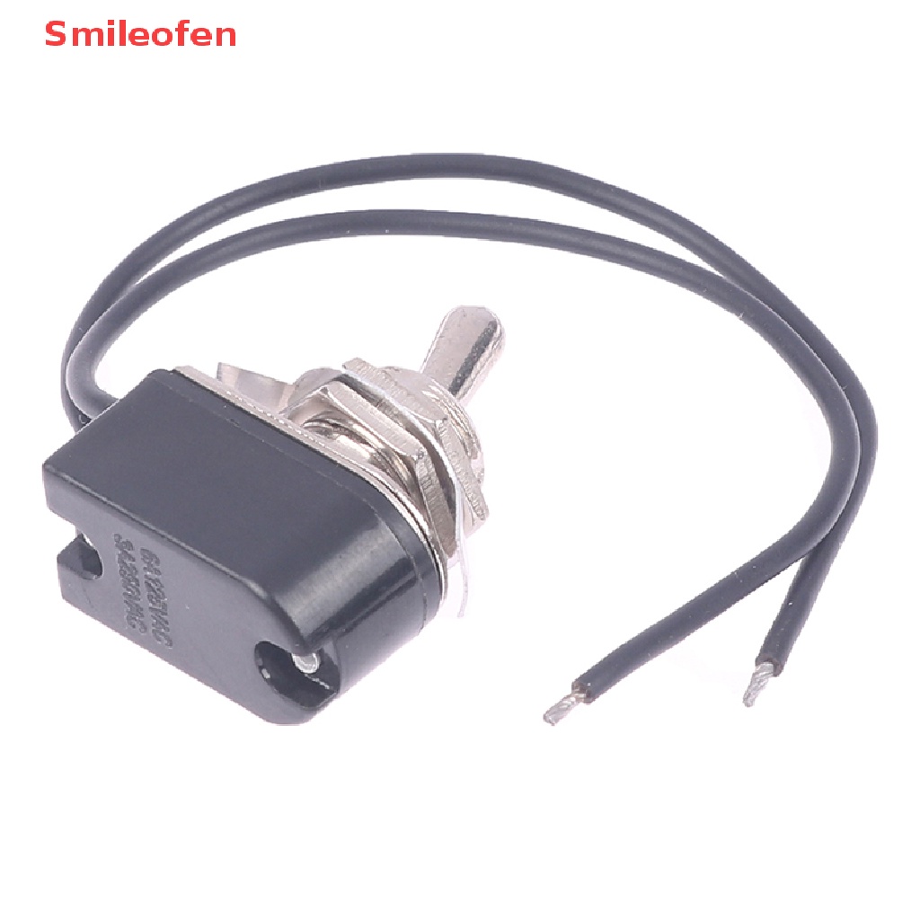 [Smileofen] Công Tắc Chuyển Đổi AC 250V 3A On / Off Chuẩn Có Dây Cáp 15Cm