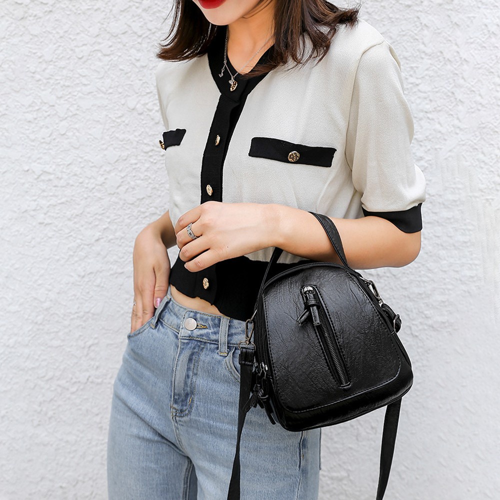 Túi Xách Da PU Phong Cách Retro Thời Trang Cho Nữ