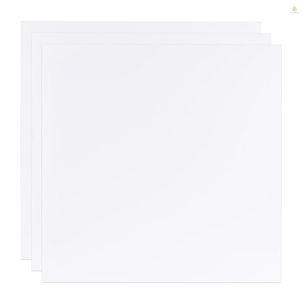 Bộ 3 Tấm Phông Nền Chụp Ảnh Bằng Acrylic Phản Quang Hình Vuông Kích Thước 40x40cm / 16x16 Inch