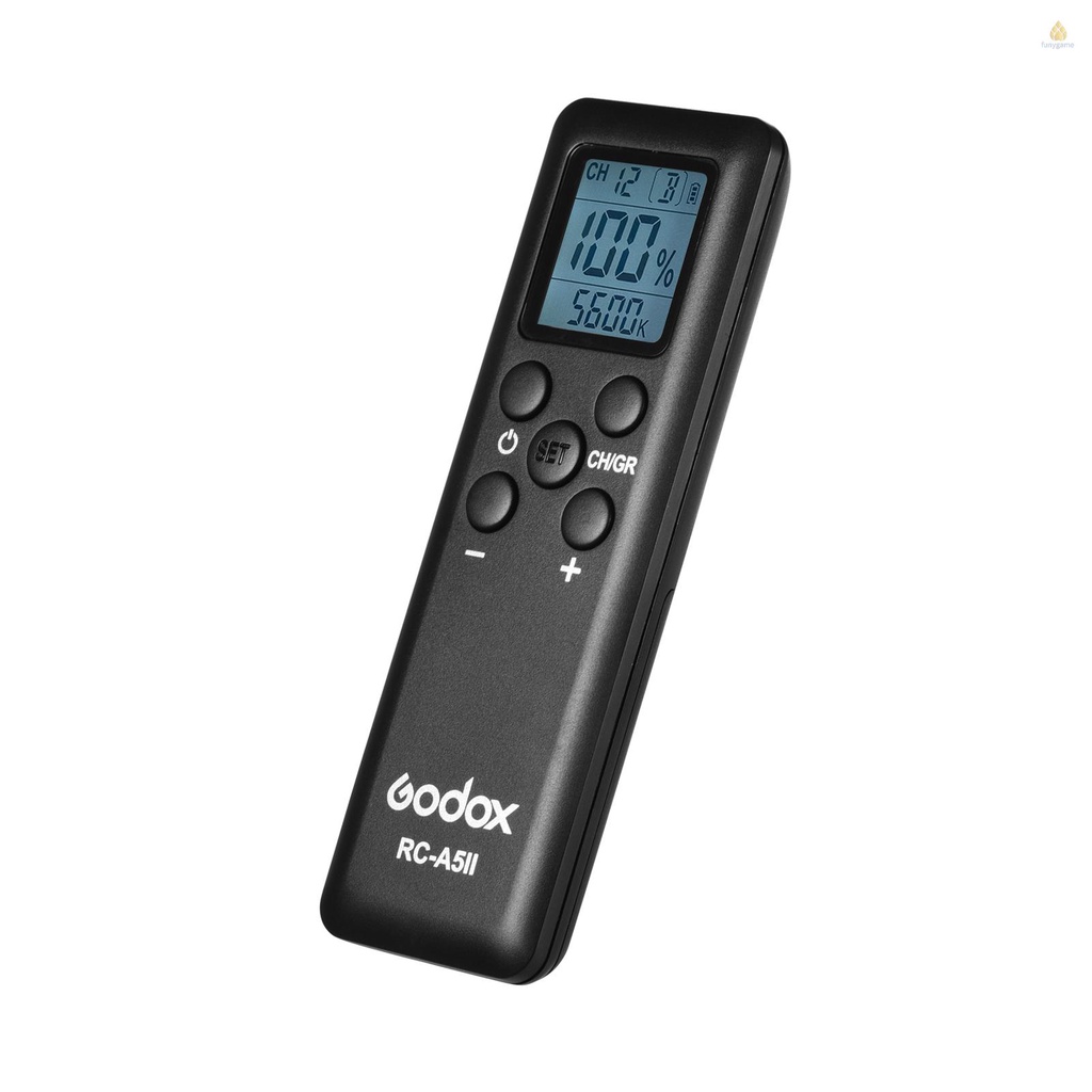 Điều Khiển Từ Xa Godox RC-A5Ii 16 Kênh 6 Nhóm Thay Thế Cho Godox VL150 VL200 VL300 UL150 Led1000Dii Led1000Bii