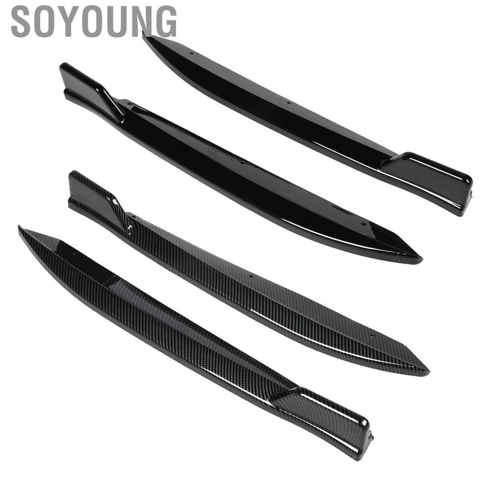 Soyoung Rear Bumper Lip Diffuser Spoiler Body Kits Left Right for Car