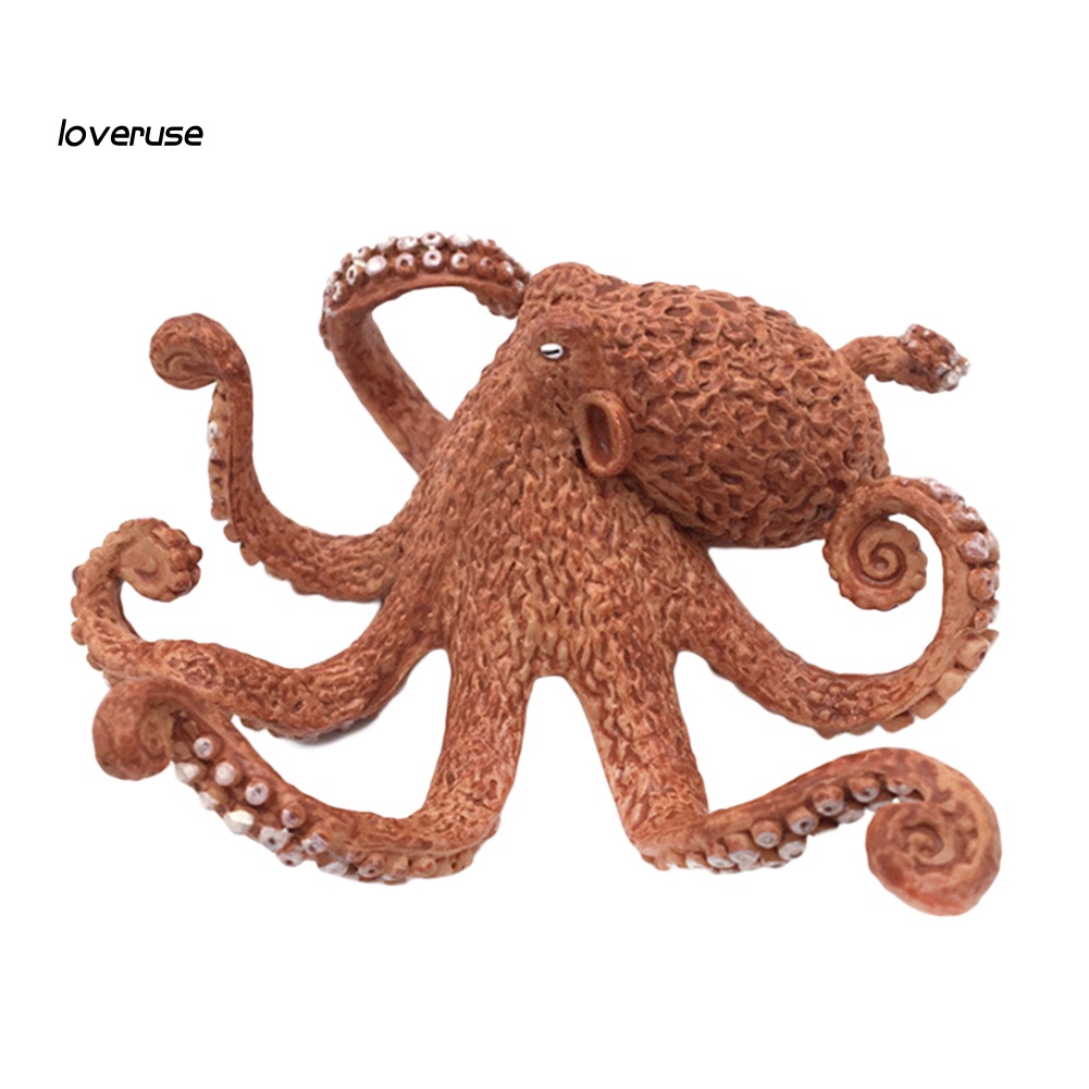 Đồ Chơi Mô Hình Bạch Tuộc / Biển Bằng PVC Độc Đáo Cho Bé