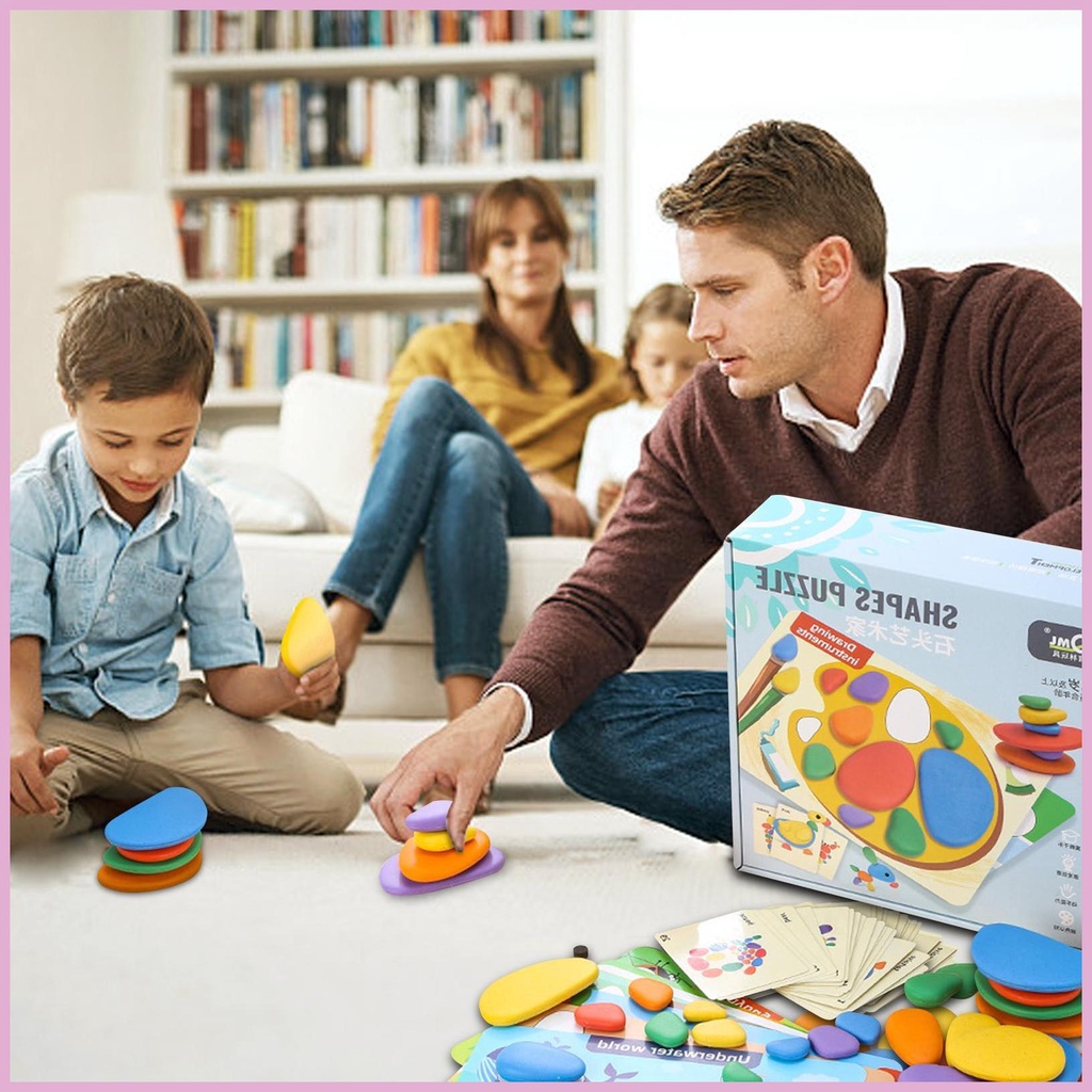 Bộ Đồ Chơi Xếp Chồng Lên Nhau Giáo Dục Sớm Cho Bé 3 4 5 6 7 8 shinvn