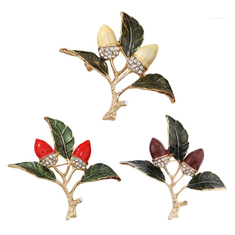 Ghim Cài Áo Kim Loại Tráng Men Đính Đá Thời Trang Cho Thanh Thiếu Niên