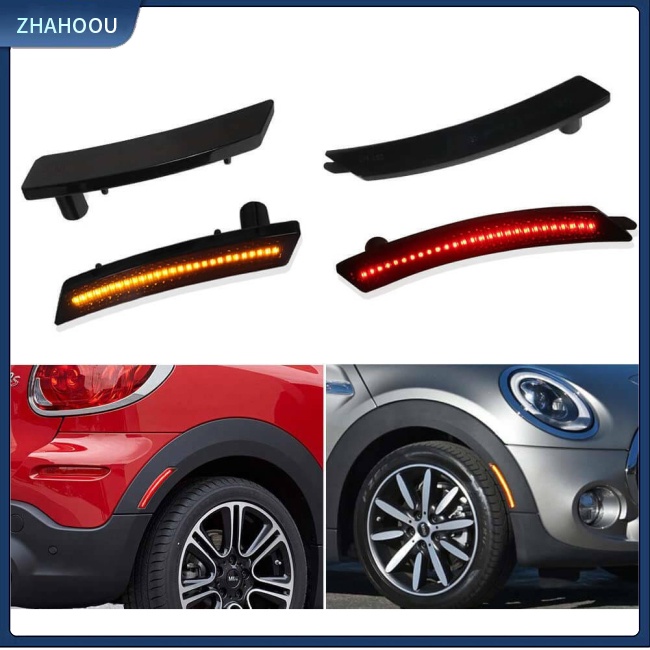 ☃Phụ Kiện Trang Trí Nhà Cửa Kiểu Dáng Dễ Thương Xinh Xắn☃ Set 4 Đèn Led Báo Tín Hiệu Xi Nhan Dành Cho Ô Tô Bmw Mini