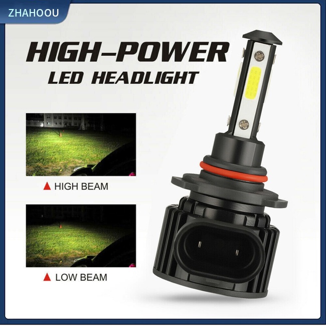 ☃Phụ Kiện Trang Trí Nhà Cửa Kiểu Dáng Dễ Thương Xinh Xắn☃ Bóng Đèn Pha Led Xe Hơi 8000lm 6000k F8 4 Mặt 9005 9006 H7 H11