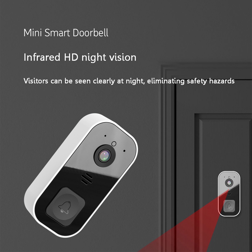 Chuông Cửa Điện Tử Không Dây Thông Minh Chống Nước Có Tầm Nhìn Ban Đêm