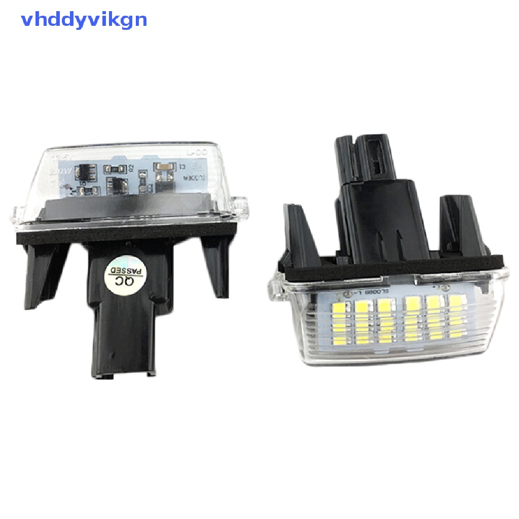 Bộ 2 Đèn LED Ánh Sáng Trắng Gắn Biển Số Xe Hơi Toyota Camry Yaris Vios Avensis