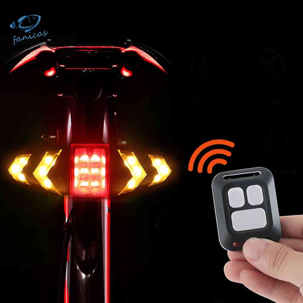 Đèn LED Tín Hiệu Đuôi Xe Đạp Thông Minh Điều Khiển Từ Xa
