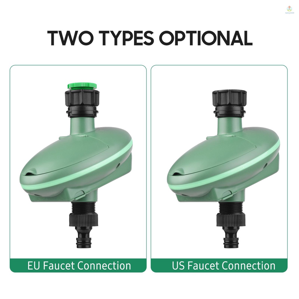 Thiết Bị Hẹn Giờ Tưới Nước Tự Động Chống Thấm Nước Có Hẹn Giờ Cho Sân Vườn Kèm Phụ Kiện Lập Trình 1 Đầu Ra